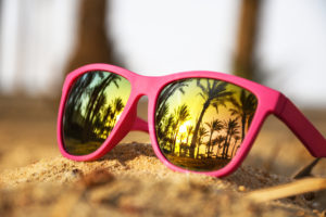 pink sunglasses - summer
